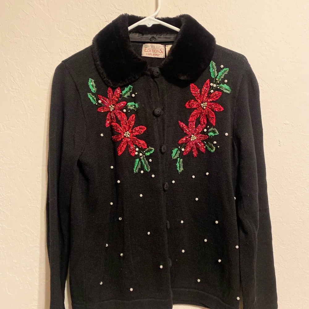 Christmas sweater Vintage 90’s Basic Editions Holiday Christmas sweater🎅🏻
